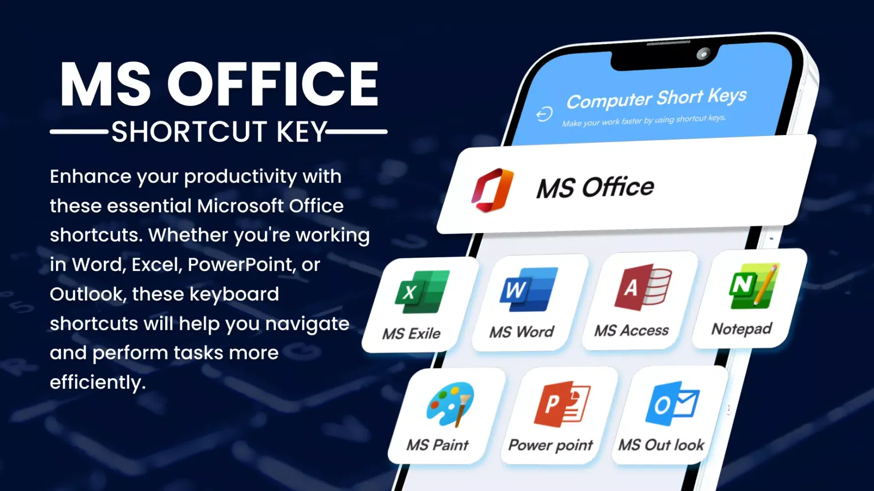 Shortcut Keys For Computer 스크린샷