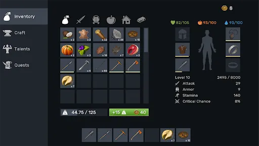 Uncharted Island: Survival RPG Screenshots