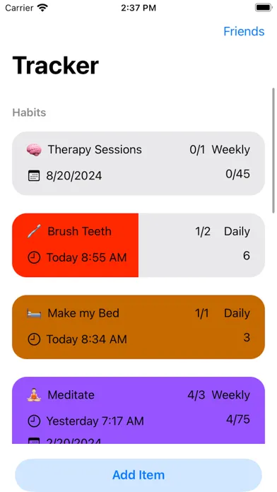 Zrzuty ekranu Custom Goal Tracking
