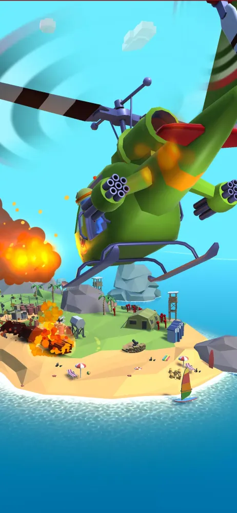 Heli Gunner: chopper shooter Screenshots