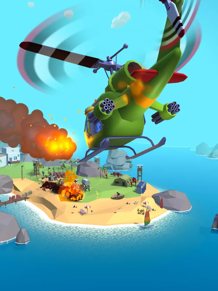 Heli Gunner: chopper shooter Screenshots