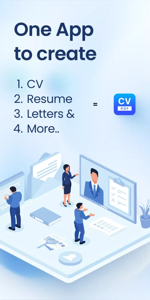 CV PDF: AI Resume, CV Maker Screenshots