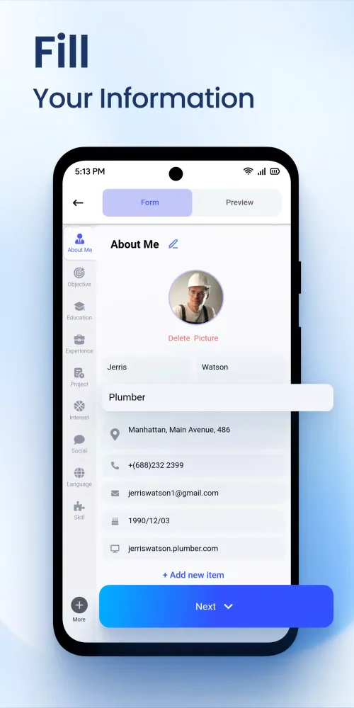 CV PDF: AI Resume, CV Maker Screenshots