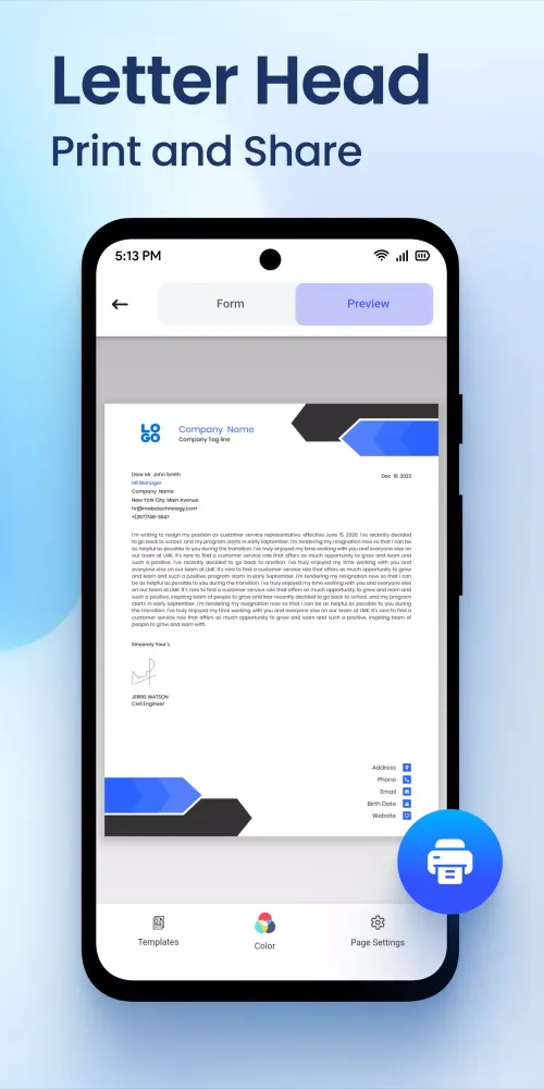 CV PDF: AI Resume, CV Maker Screenshots