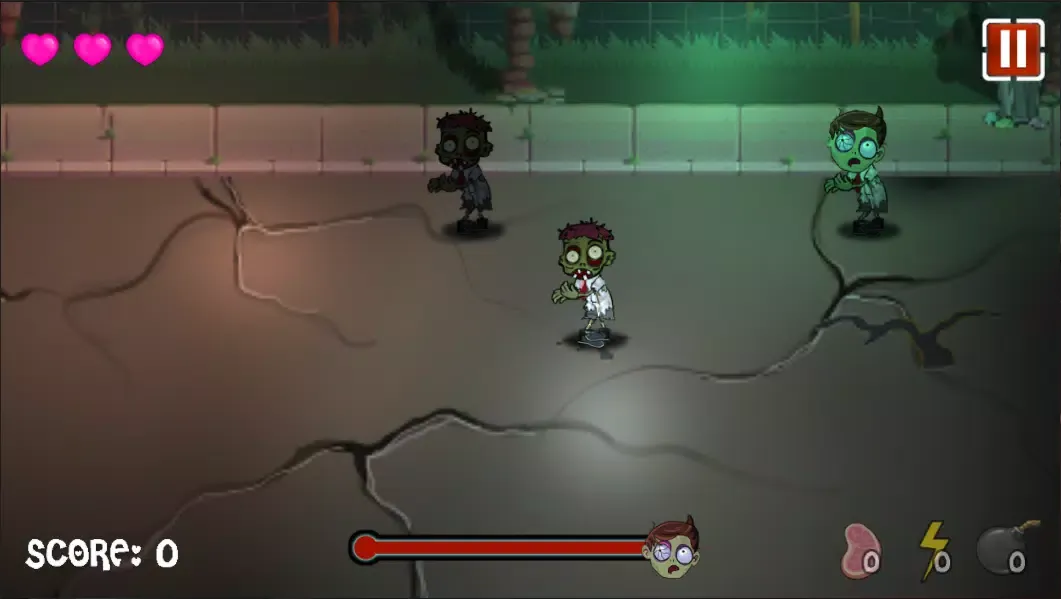 Captures d'écran de Zombie Ninja Free
