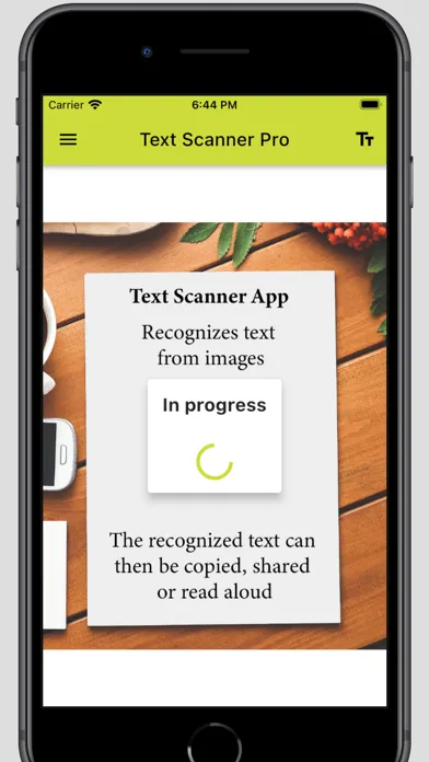 Скриншоты Recognize Text and let read
