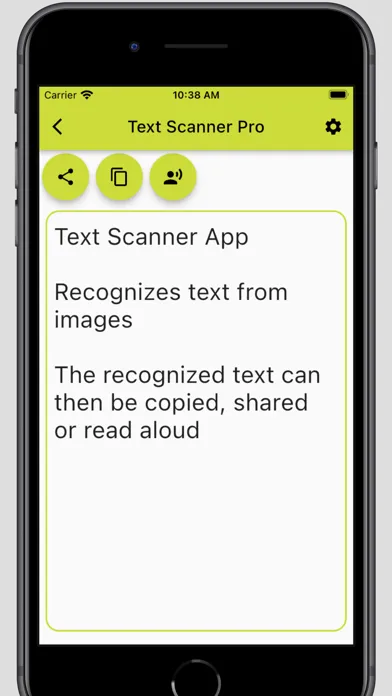 Скриншоты Recognize Text and let read