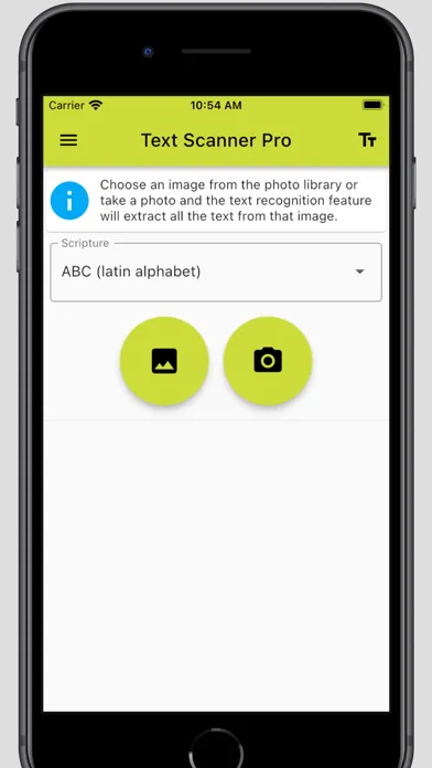 Скриншоты Recognize Text and let read