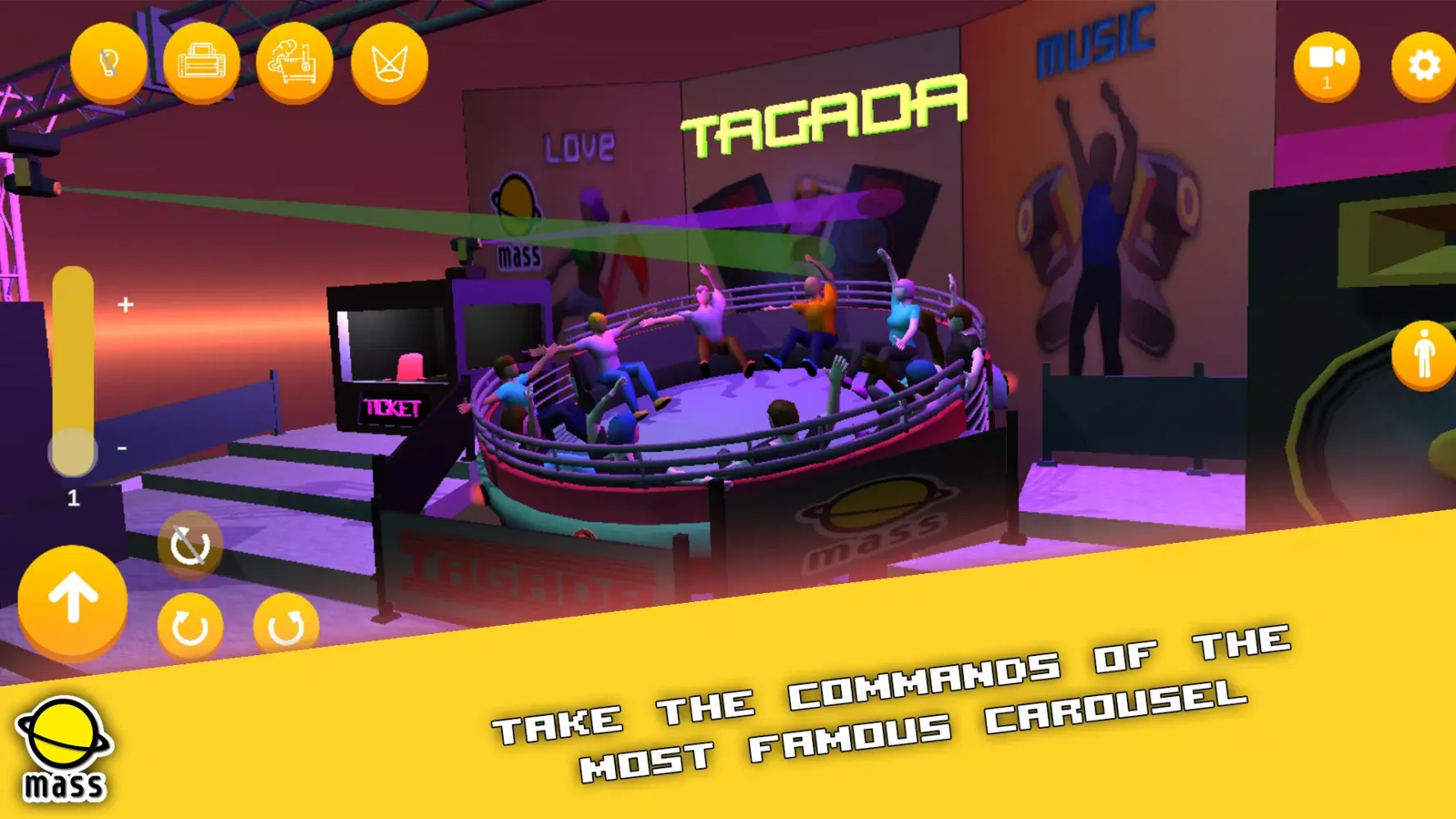 Capturas de tela do Tagada Simulator