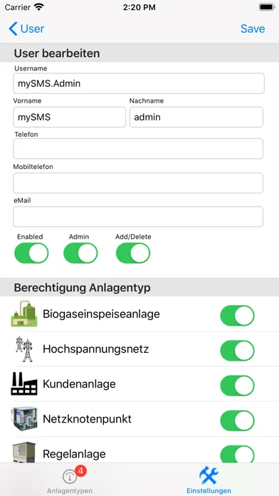 mySMS Screenshots