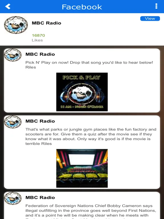 MBC App iPad  Screenshots