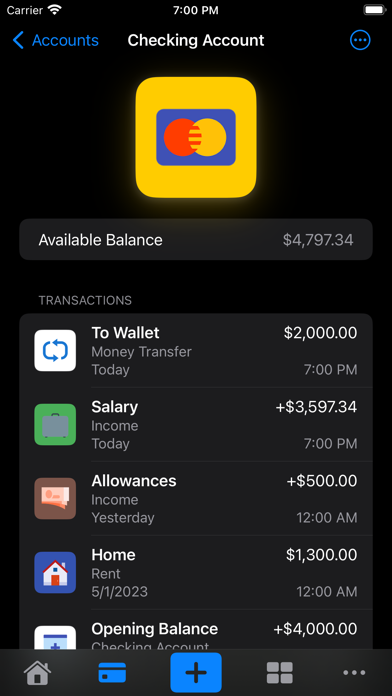 MoneyWatch: Spending Tracker应用截图
