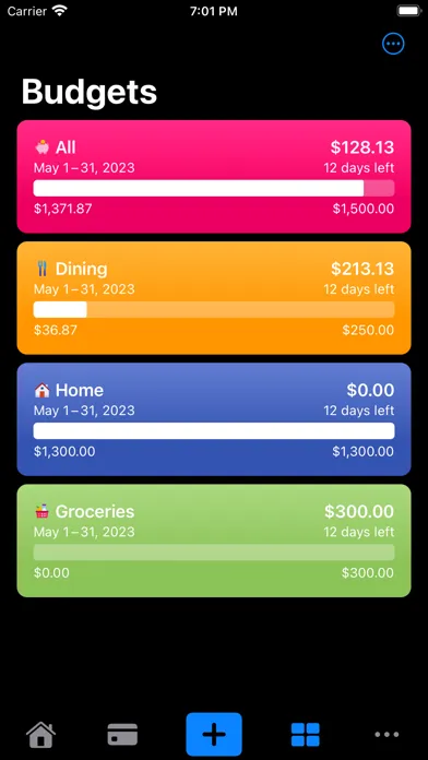 MoneyWatch: Spending Tracker应用截图