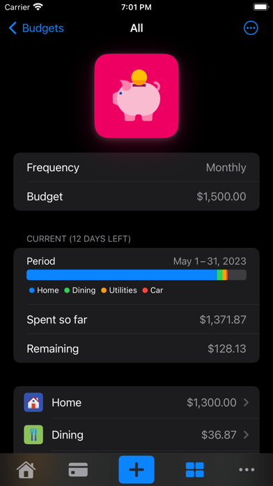 MoneyWatch: Spending Tracker应用截图