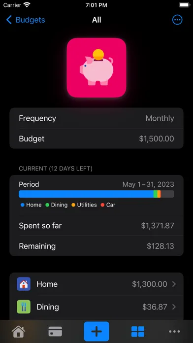 MoneyWatch: Spending Tracker应用截图