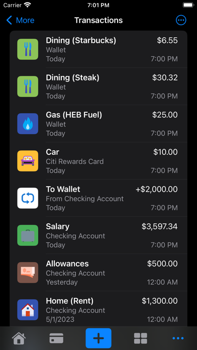 MoneyWatch: Spending Tracker应用截图