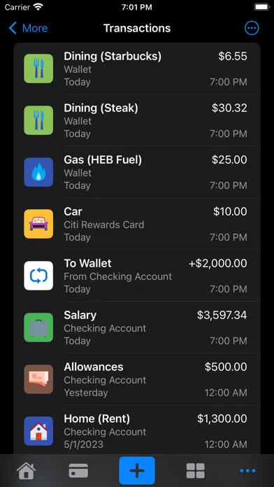 MoneyWatch: Spending Tracker应用截图