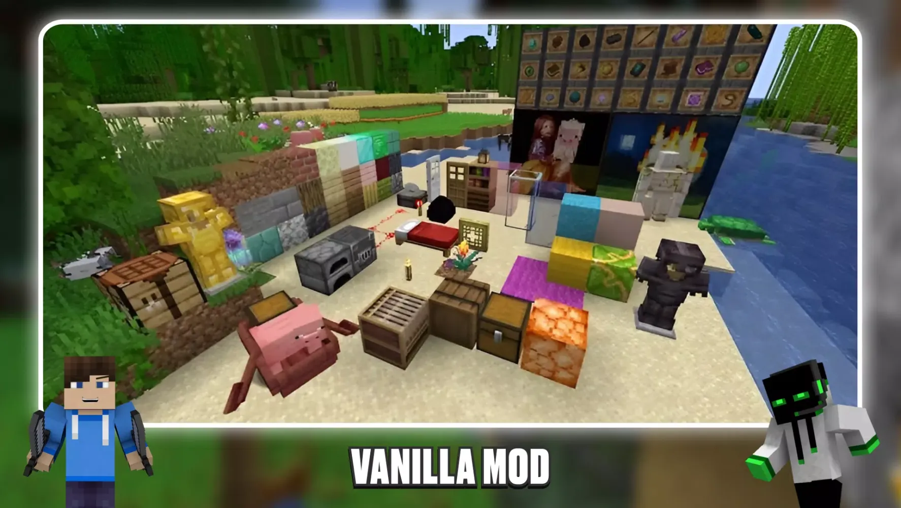 Ảnh chụp màn hình của Java Edition UI for Minecraft