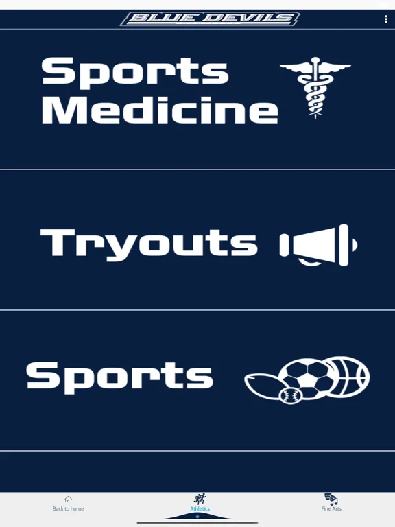 Screenshot di Marietta Blue Devils iPad 