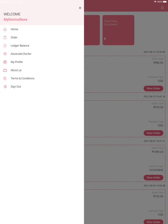 MDS Associates iPad  سکرین شاٹس