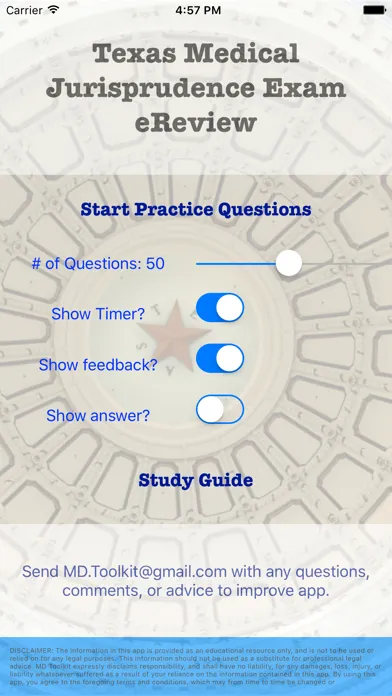 Texas Med Jurisprudence Exam स्क्रीनशॉट