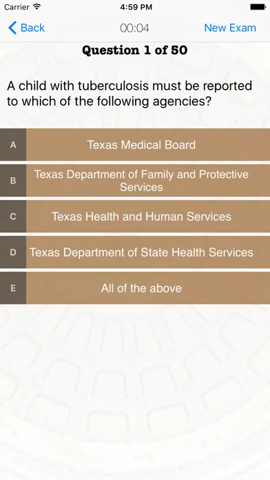 Texas Med Jurisprudence Exam स्क्रीनशॉट