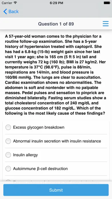 Shelf Exam: Internal Medicine Ekran Görüntüleri