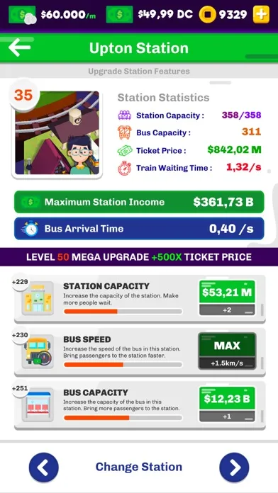 Idle Train Station Manager应用截图
