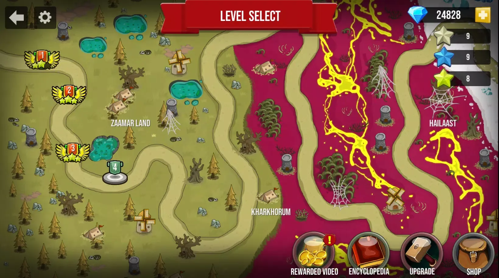 Tangkapan layar The Kingdom Defense