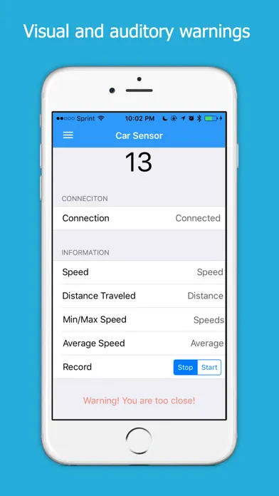 Car Sensor Screenshots