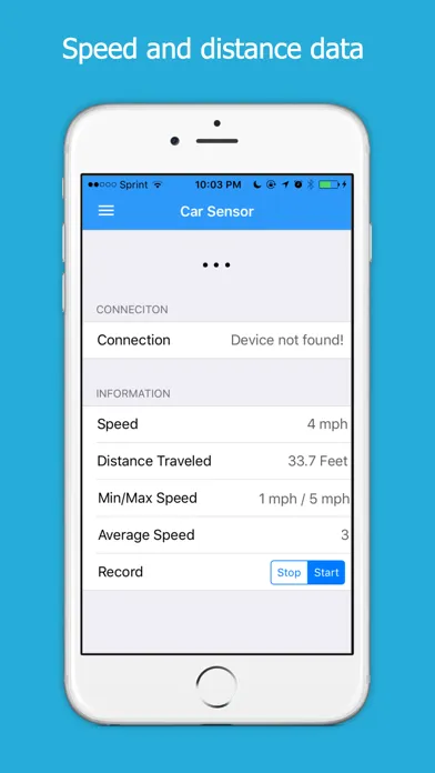 Car Sensor Screenshots