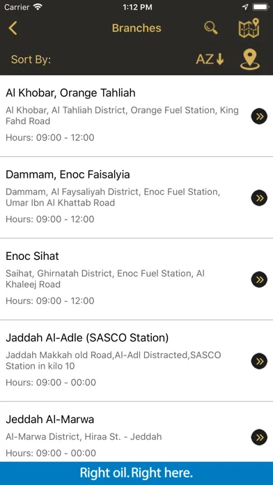 Tangkapan skrin Mobil Service KSA