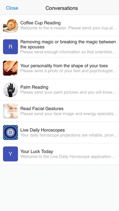 Screenshot di Live Daily Horoscope
