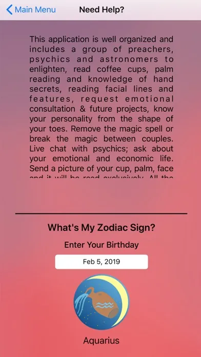 Screenshot di Live Daily Horoscope