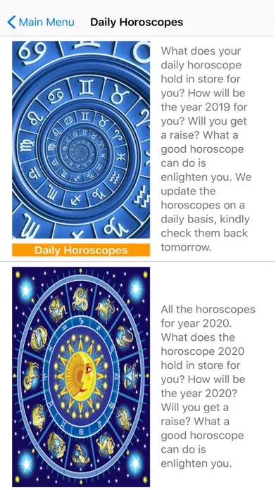 Screenshot di Live Daily Horoscope