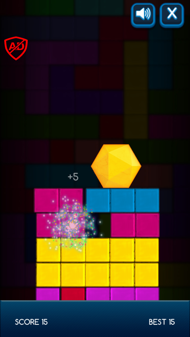 Ảnh chụp màn hình của Hexagon Tower Fall
