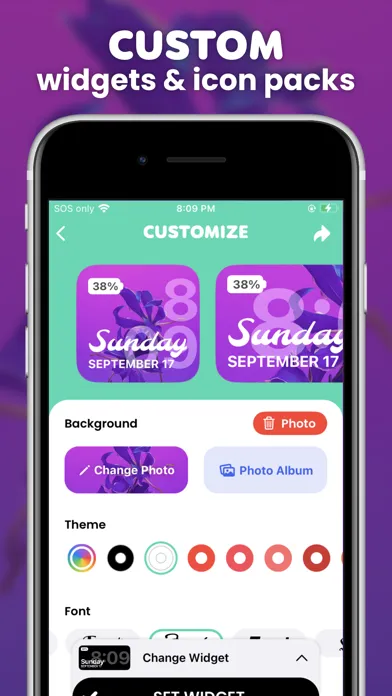 Ảnh chụp màn hình của Color Widgets