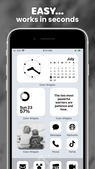 Ảnh chụp màn hình của Color Widgets