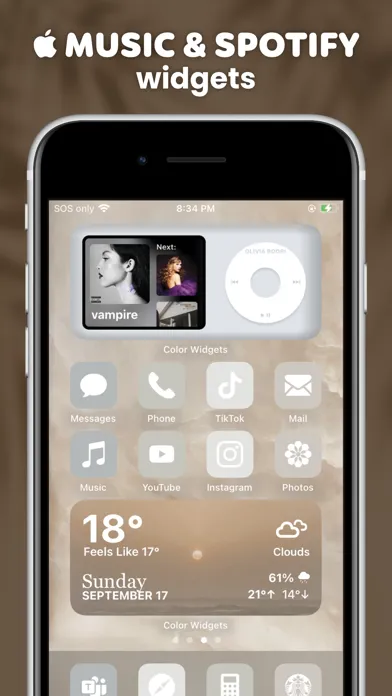 Ảnh chụp màn hình của Color Widgets