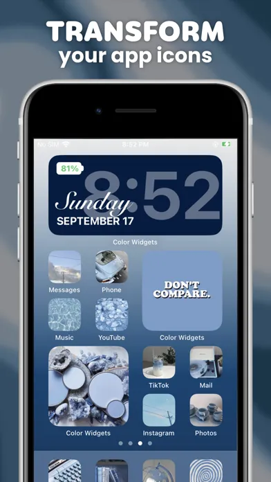 Ảnh chụp màn hình của Color Widgets