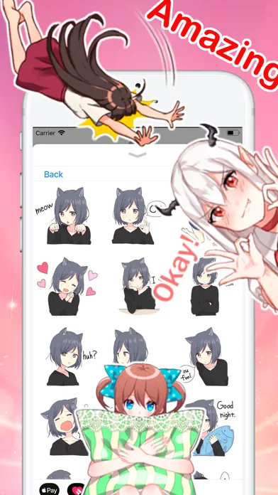 Girls Stickers應用截圖