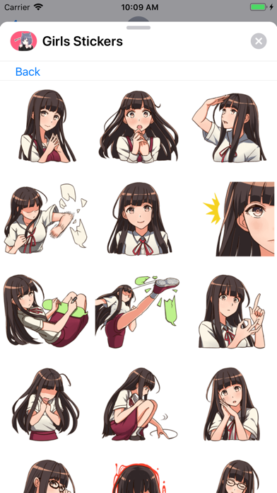 صور Girls Stickers