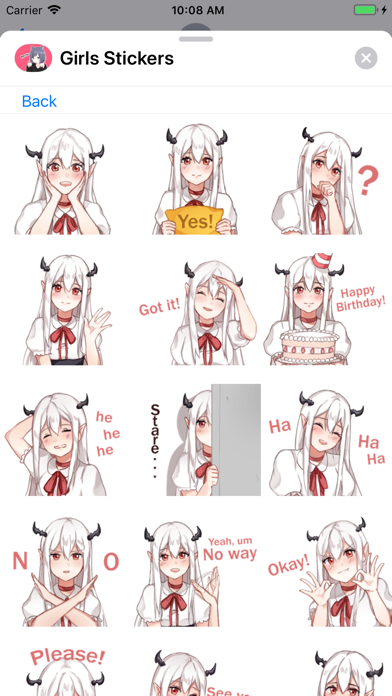 صور Girls Stickers