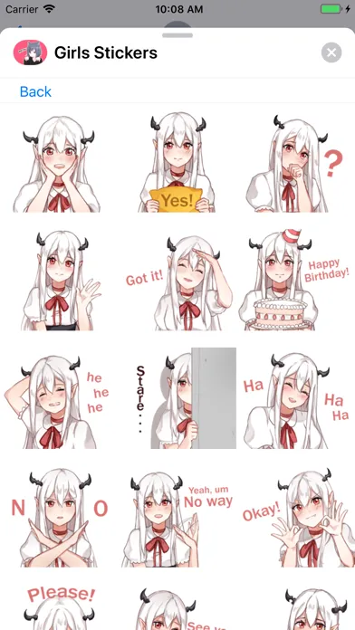 Girls Stickers應用截圖