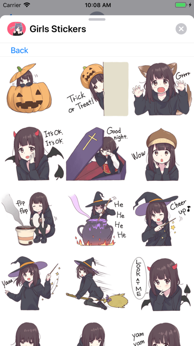 صور Girls Stickers