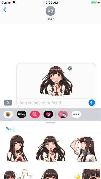 Girls Stickers應用截圖