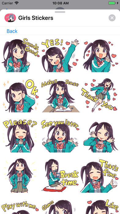 صور Girls Stickers
