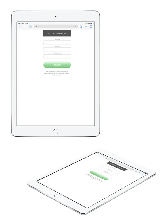 Скриншоты MRC Informes Online iPad 