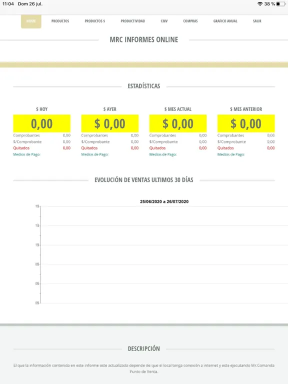 Скриншоты MRC Informes Online iPad 