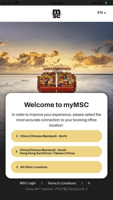 myMSC स्क्रीनशॉट